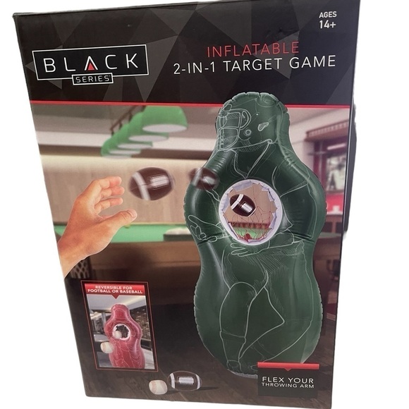 Target Game Inflatable 2 in 1 Black Series 58 inches high, baseball and football - Picture 8 of 8